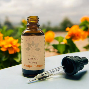 CBD Oil 300mg - 30ml Bottle - Orange Blossom - Nature's Remedy
