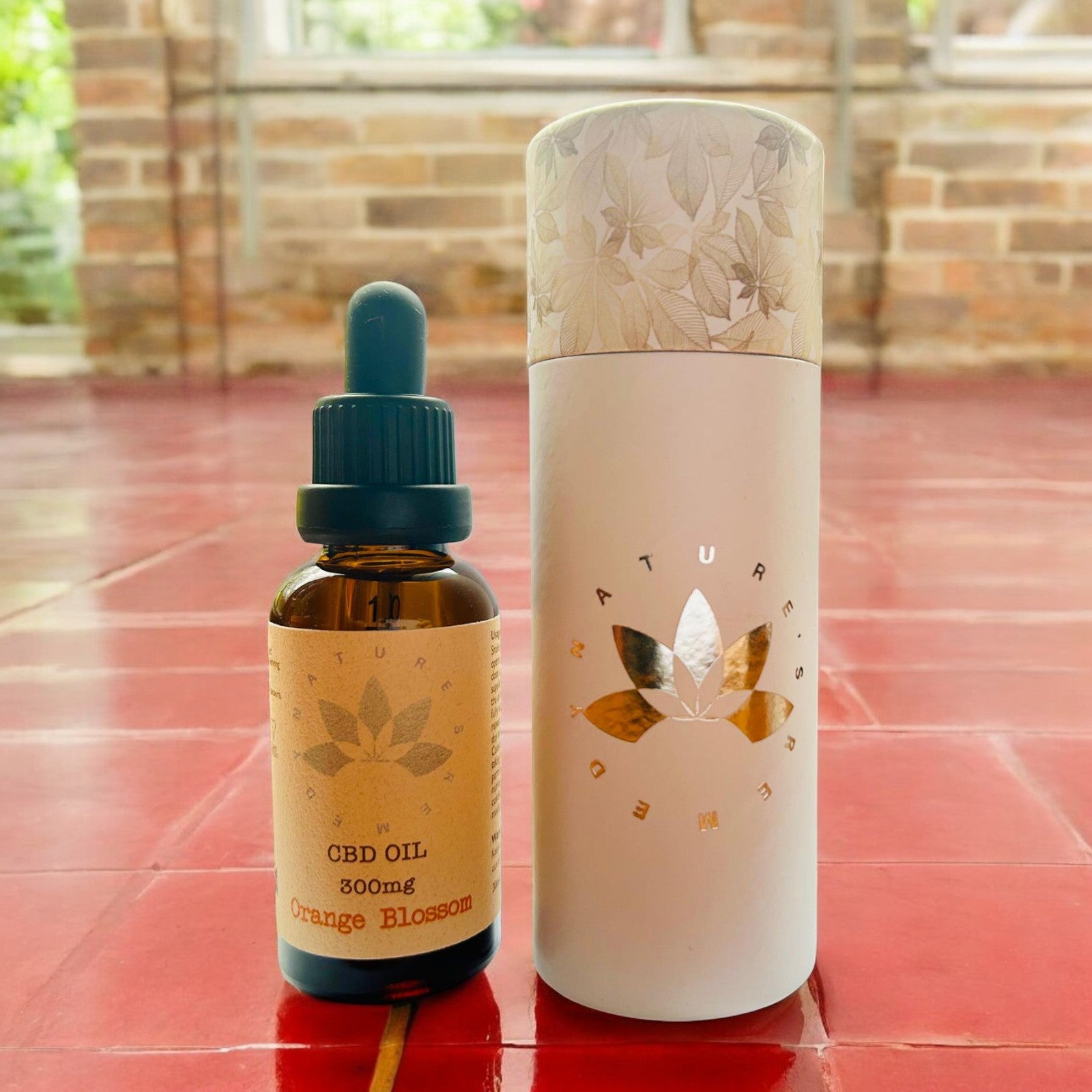 CBD Oil 300mg - 30ml Bottle - Orange Blossom - Nature's Remedy